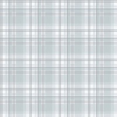 Papel de Parede Essential Xadrez Grid Azul ES98196