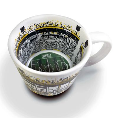 Caneca KazzaVip do Criciúma E.C Cerâmica 360 ML Majestoso Estádio Heriberto Hulse Licenciada Branco