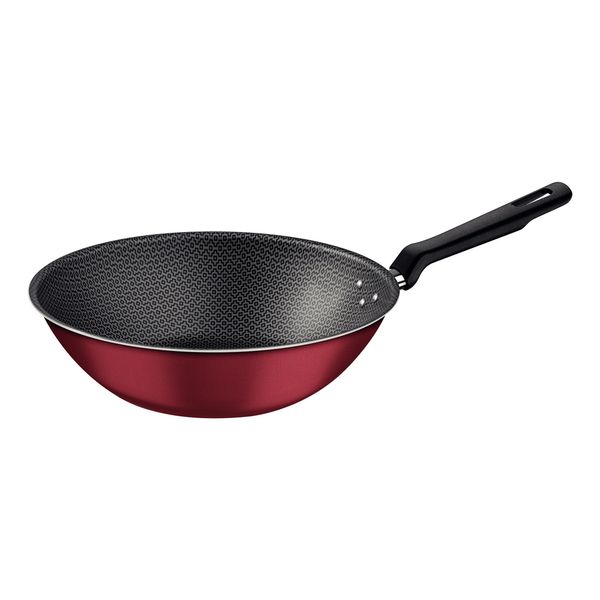 Frigideira Wok Antiaderente Tramontina Loreto Vermelha 28cm Frigideira Wok Antiaderente Tramontina Loreto Vermelha 28cm