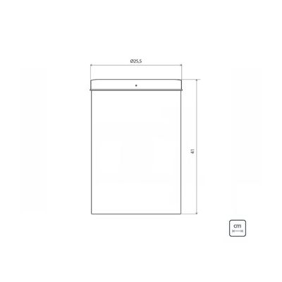 Lixeira Inox Tramontina Swing com Acabamento Polido e Tampa Basculante 20 L