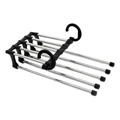Cabide Dobravel Multiuso 5 Em 1 Organizador Calças Kit 4 Unidades