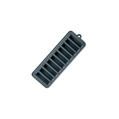 Forma de Gelo Silicone Palito Cinza Freezer Bebidas Drinks