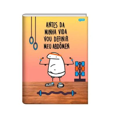 Caderno Brochura Pequeno Capa Dura 1/4 80 Folhas Flork Jandaia Estampa 4