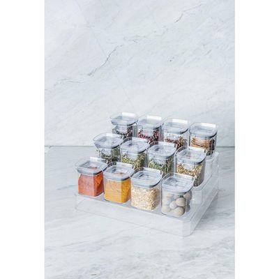 Conjunto De Potes Herméticos Block 6 Peças 150 Ml Transparente