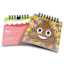 Bloco De Anotações Emoticon - Emoji Cocozinho Poop