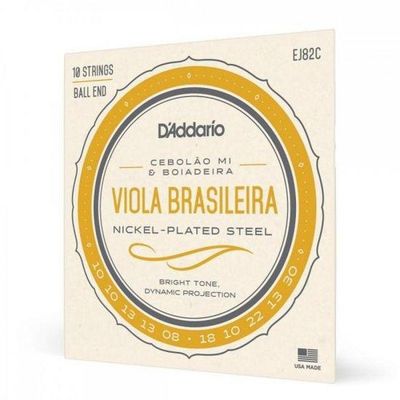 Encordoamento Viola Brasileira Cebolão Ej82c