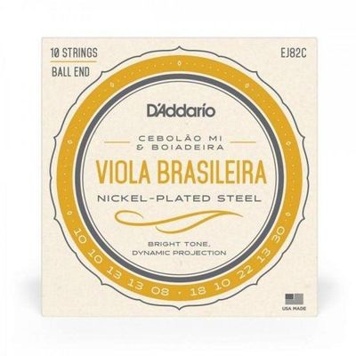Encordoamento Viola Brasileira Cebolão Ej82c