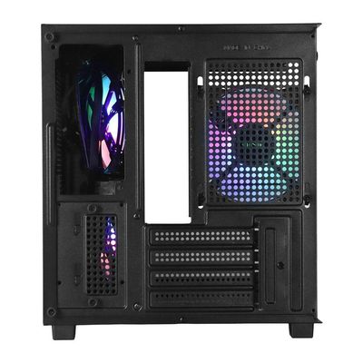 Gabinete Gamer Vinik G-cube Preto Vidro Temperado C- 3 Fans