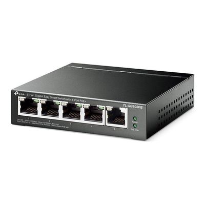Switch Gigabit Easy Smart 5p 4poe Tl-sg105pe