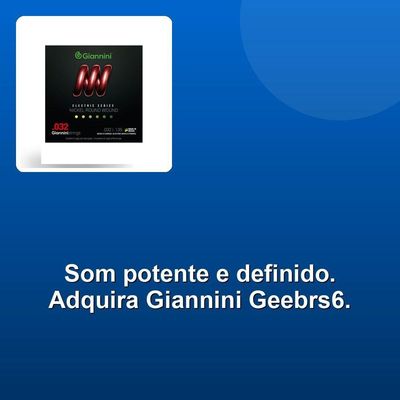 Corda Giannini Contrabaixo Geebrs6 0.032 Pesado Pct -1