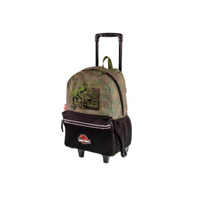 Mochila De Rodinha Grande Jurassic Plus Rivals Sestini