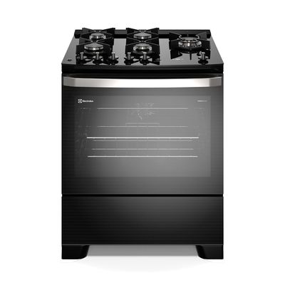 Fogão 5 bocas Electrolux Preto Experience Mesa de Vidro, Grill e PerfectCook360 (FE5CB) 127V