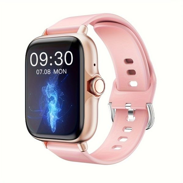 Relógio Inteligente DESERTCAT Pulseira de Silicone À Prova D'Água Rosa
