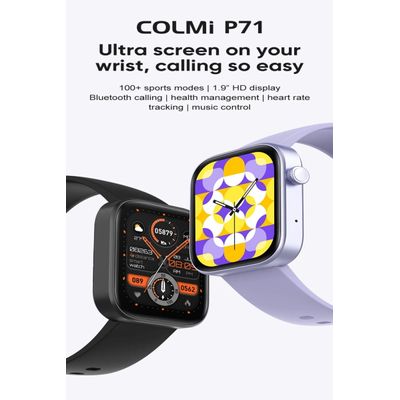 SmartWatch COLMI p71 À prova D'Água 40 / Preto