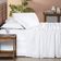 Jogo Cama Lençol Honore Solteiro Micro Percal 200 Fios c/ Detalhes Bordados 3 Peças - Branco Neve Taupe