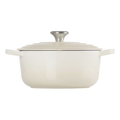 KIT LE CREUSET 4 PANELAS REDONDAS 20 22 24 E 26CM EM FERRO ESMALTADO MERINGUE