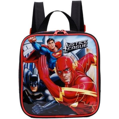 Lancheira Térmica Infantil Liga Da Justiça Batman Flash Menino Xeryus 11844