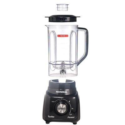 Liquidificador Mondial Turbo Power L-99 FB Preto - 127V