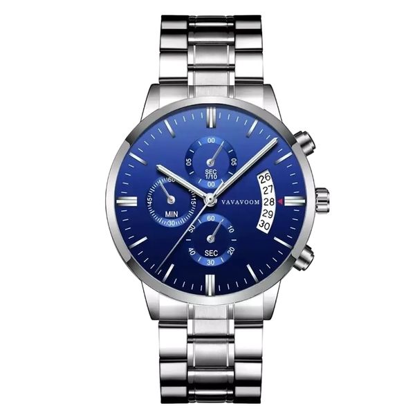 Relógio Masculino 214 VA VA VOOM Aço inoxidável Azul