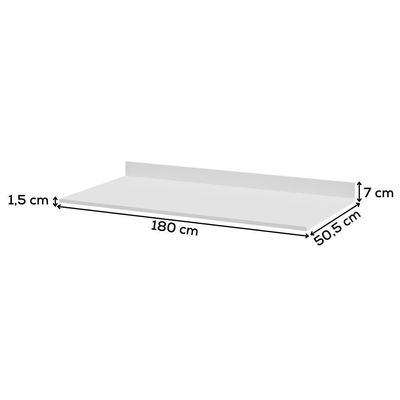 Tampo Para Balcao 180 Cm Bp Branco Eratto Moveis Branco
