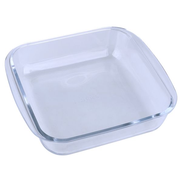 Assadeira Nadir Marinex em Vidro Quadrada com Tampa 1,1L - Item Sortido