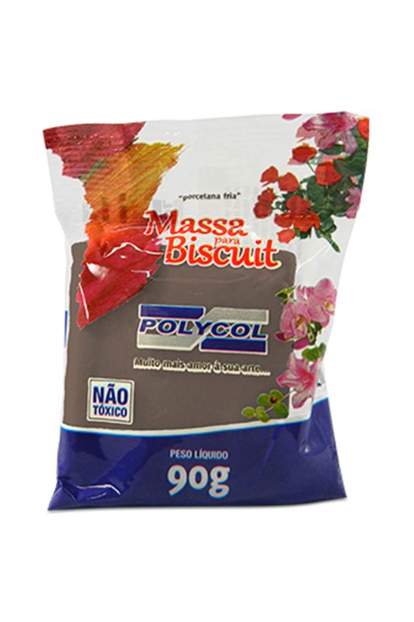 Massa para Biscuit Polymetal 90g Azul Marinho