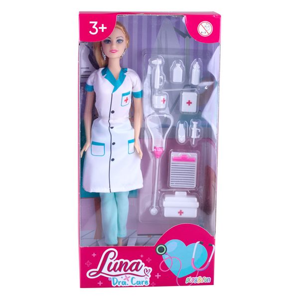 Boneca Luna Dra. Care CV244130 PF Boneca Luna Dra. Care CV244130 PF