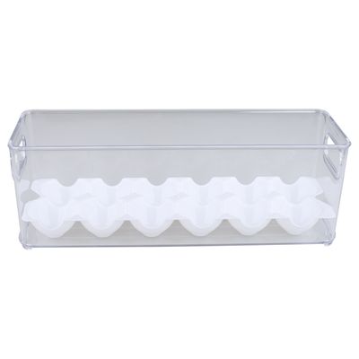 Porta Ovos Organizador Plasútil Plástico para 17 Ovos