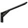 Kit 03 Pares Suporte Para Mesa Dobrável Retrátil 30 cm H02 Mão Francesa Preto - Lyam