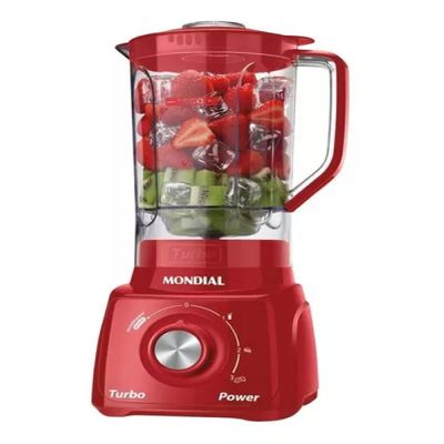 Liquidificador Mondial Turbo Power L-99 2.2 L 127V Cor:Vermelho