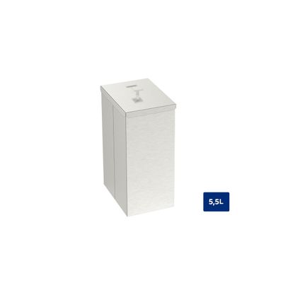 LIXEIRA INOX LUZ SLIM TRAMONTINA COM ACABAMENTO SCOTCH BRITE 5,5 L 94540/029