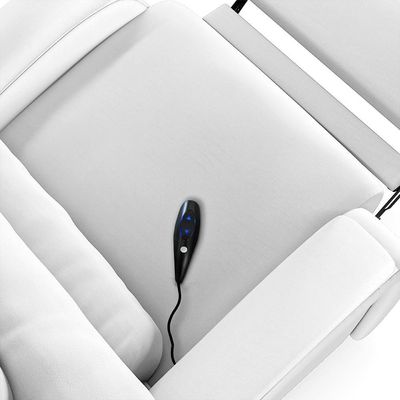 Poltrona Do Papai Reclinável Kalie Controle Power Elétrico Fh9 Pu Branco - Mpozenato