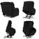 Poltrona Do Papai Reclinável Kalie Elevação Lift Elétrico Fh9 Pu Preto - Mpozenato