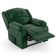 Poltrona Do Papai Reclinável Pietra Power Elétrica Fh9 Pu Verde Musgo - Mpozenato