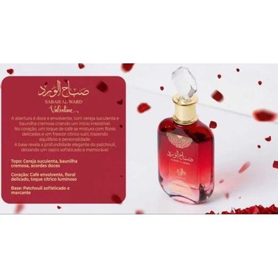 Sabah Al Ward Valentine - Edp Al Wataniah 100ml | Lançamento 2026
