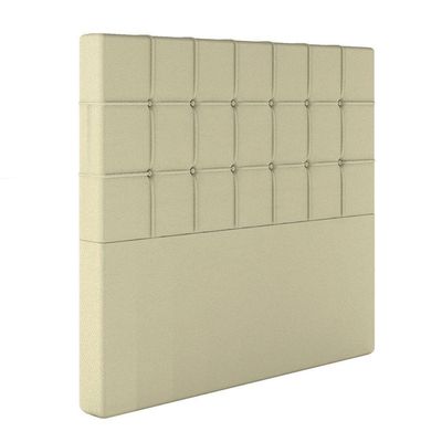 Cabeceira Estofada Solteiro 90 Cm Turmalina Corino Bege