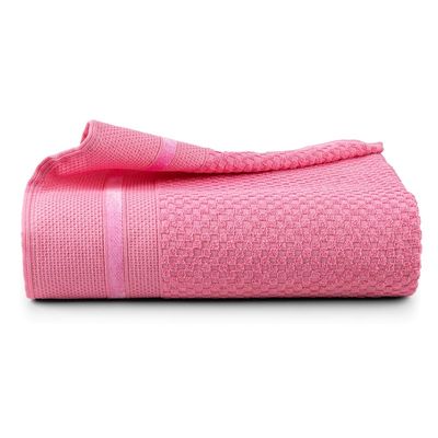Toalha de Banho Medeli 1,50m x  80cm 01 Peça 100% Algodão Toque Suave - Pink