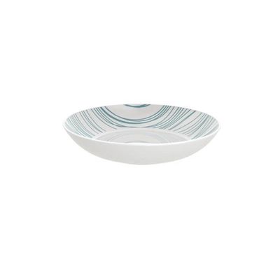 Prato Fundo Clarice em Porcelana Decorada 21 cm Tramontina