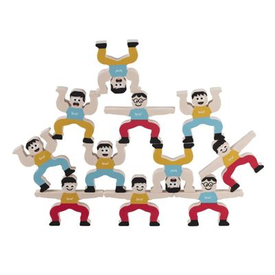 Brinquedo EVA Equilibristas Dipedu Com 12 Peças - Brw 1030