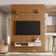 Painel Ripado Para TV 75 Pol Slats e Bancada Lisa 180x250cm L05 Nature Off White - Lyam Decor