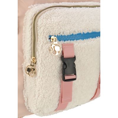Mochila Costas Infantil Feminina Barbie Luxcel BB67177 Bege