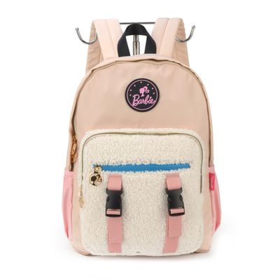 Mochila Costas Infantil Feminina Barbie Luxcel BB67177 Bege