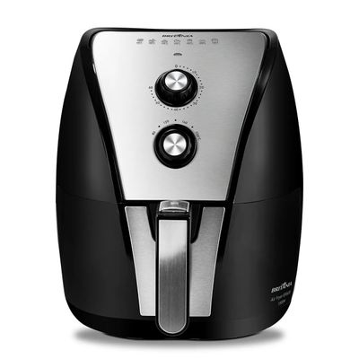 FRITADEIRA ELETRICA SEM OLEO AIR FRYER BRITANIA 5 Litros BFR40 220v Preto