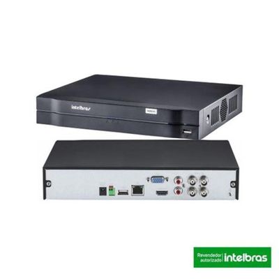 Dvr Gravador Digital Multimídia Intelbras mhdx MultiHD 4 Canais
