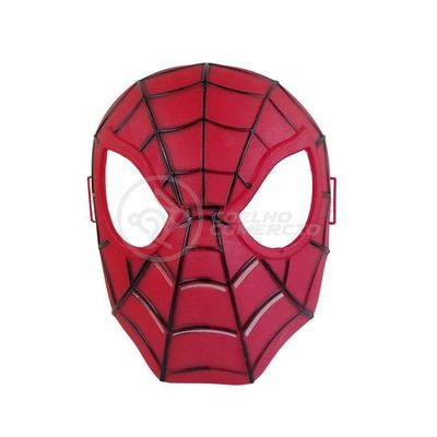 Brinquedo Boneco Vingadores Homem Aranha 25Cm + Mascara 16Cm