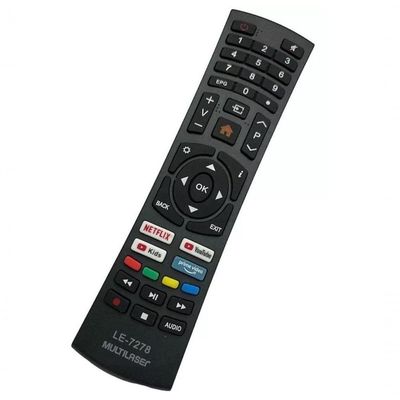 Controle Remoto Para Tv Multilaser Smart Led 4k Tl025 Tl027 Tl032