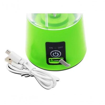 Mini Liquidificador Portátil Bateria Recarregavel - Verde