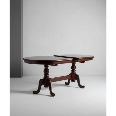Mesa Elástica Gramado Oval 1,60-2,00 X 90 - Castanho - Móveis De Gramado