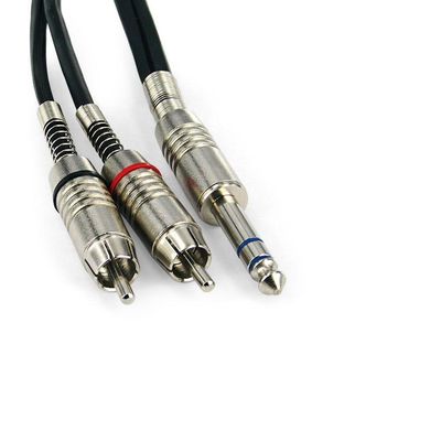 Cabo P10 Estereo Para 2 Rca Macho Santo Angelo - 95 Metros