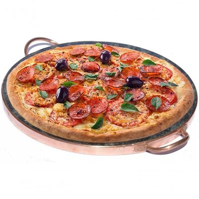 Pedra Sabão Refratária Para Pizza 32cm - 10 Unidades